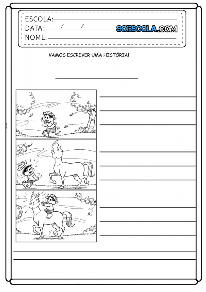 Produção de texto folclórico: Escreva uma história